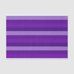 Shades of Purple Stripes tissue paper