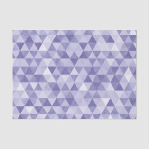 SHADES OF PURPLE TRIANGLE PATTERNS TISSUE PAPER