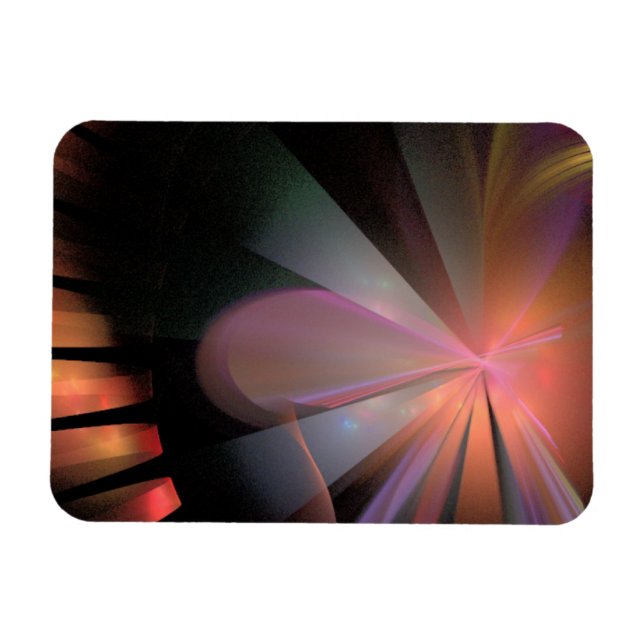 Shades of Red Explosion Magnet (Horizontal)