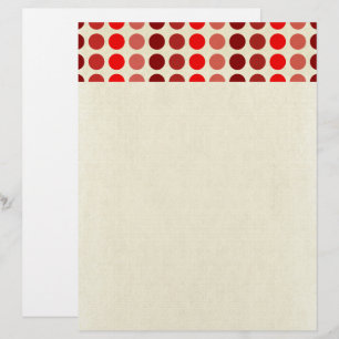 Shades of Red Polka Dots by Shirley Taylor