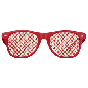 Shades of Red Polka Dots by Shirley Taylor