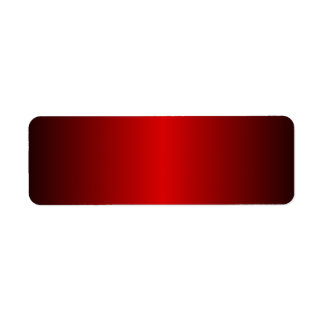 Shades of Red. Return Address Label