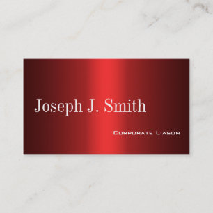 Shades of Red Standard Business Cards