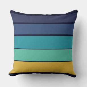 Shades of the Peacock Cushion