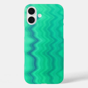 Shades of Turquoise iPhone 16 Plus Case