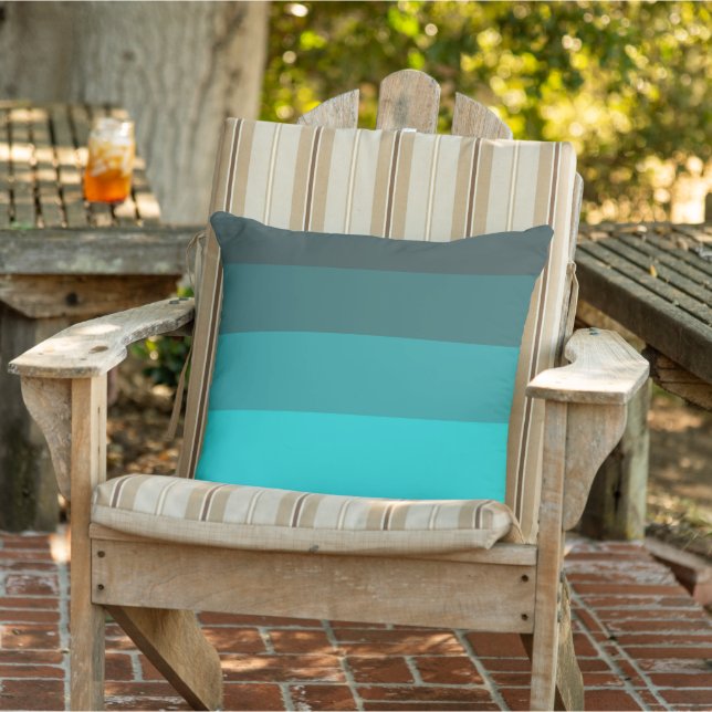 Shades of Turquoise  Cushion (Chair)