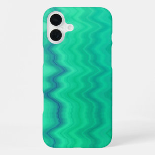 Shades of Turquoise iPhone 16 Plus Case
