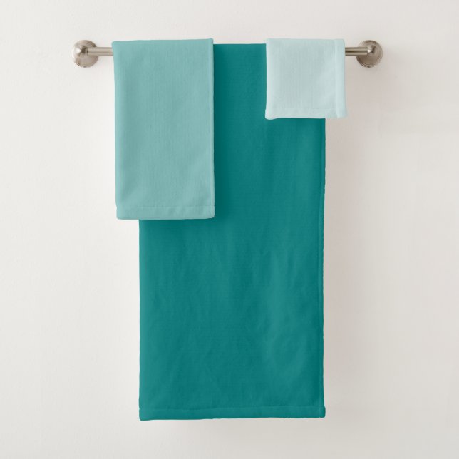 Shades of Turquoise - Towel Set (Insitu)