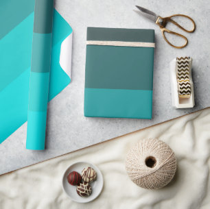 Shades of Turquoise Wrapping Paper