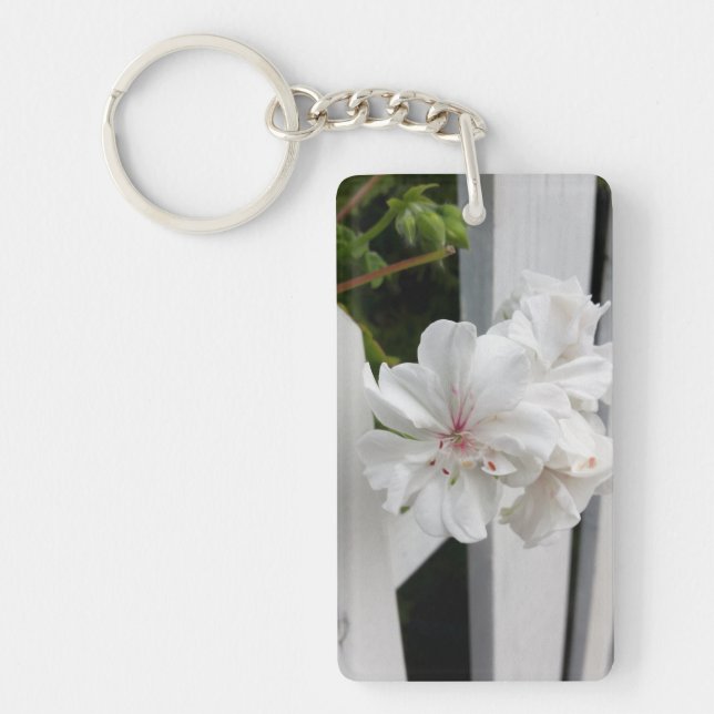 shades of white key ring (Front)
