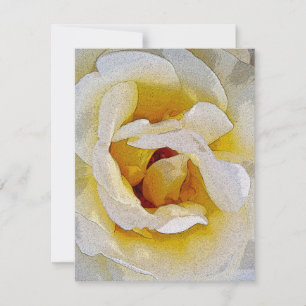shades of white to yellow holiday card