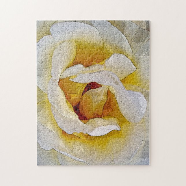 shades of white to yellow jigsaw puzzle (Vertical)