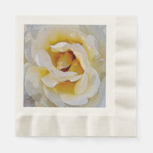 shades of white to yellow napkin