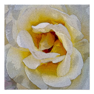 shades of white to yellow poster