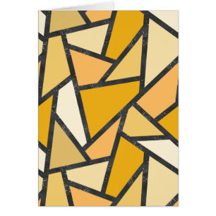 Shades of yellow stained glass pattern