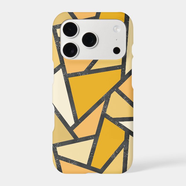 Shades of yellow stained glass pattern (Back)