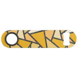 Shades of yellow stained glass pattern