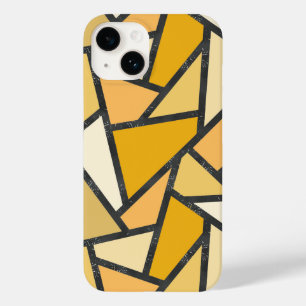 Shades of yellow stained glass pattern Case-Mate iPhone 14 case