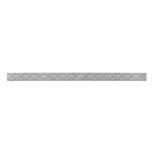 Shades or Grey Florals Satin Ribbon