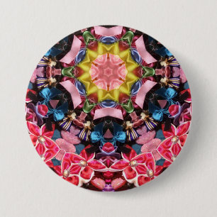 ~ Shades Yellow, Blue, Pink, Green ~ Button
