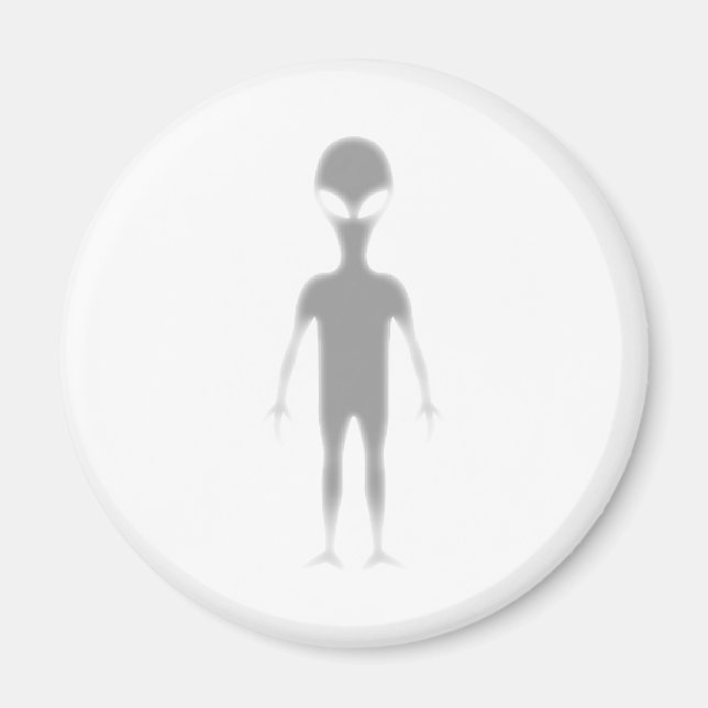 Shadow Alien Customisable printed background colou Magnet (Front)