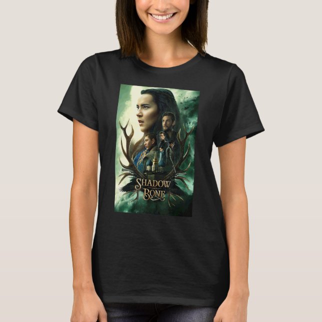 Shadow And Bone Antler Group Poster T-Shirt (Front)