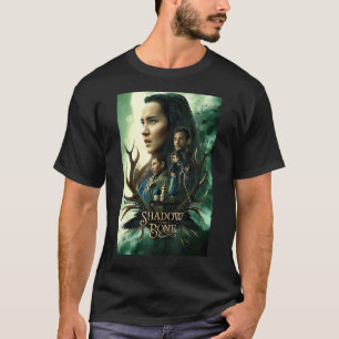 Shadow And Bone Antler Group Poster T-Shirt