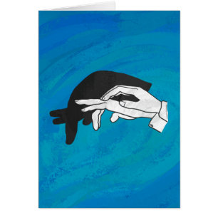 Shadow Anteater On Blue
