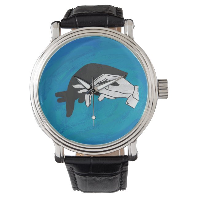 Shadow Anteater On Blue Watch (Front)