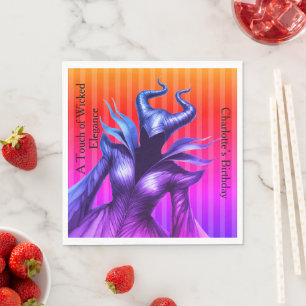 Shadow Ball Dark Fantasy Party   green Paper Cup Napkin