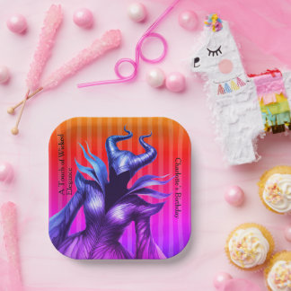 Shadow Ball Dark Fantasy Party | green Paper Cup Paper Plate