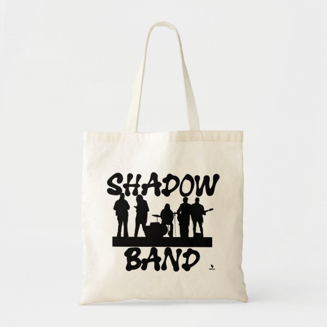 Shadow Band Epic Music Humour Motto Tote Bag (Front)