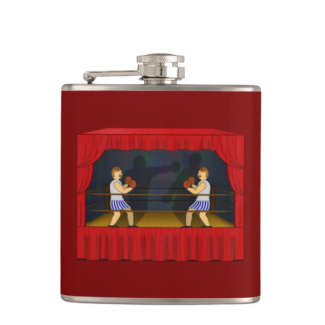 Shadow Box-ing -  Hip Flask (Front)