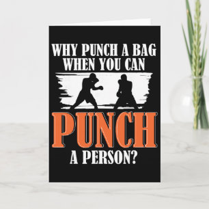 Shadow Boxing Punching Kickboxing G Gloves Boxer F Card