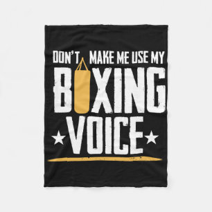 Shadow Boxing Punching Kickboxing G Gloves Boxer F Fleece Blanket