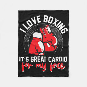 Shadow Boxing Punching Kickboxing G Gloves Boxer F Fleece Blanket