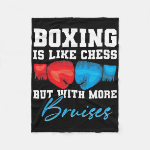 Shadow Boxing Punching Kickboxing G Gloves Boxer F Fleece Blanket