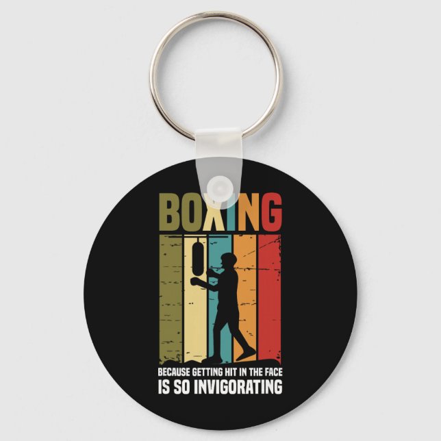 Shadow Boxing Punching Kickboxing G Gloves Boxer F Key Ring (Front)