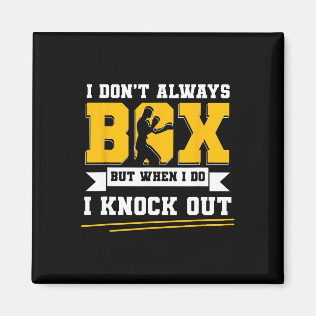 Shadow Boxing Punching Kickboxing G Gloves Boxer F Magnet (Front)