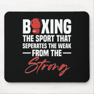 Shadow Boxing Punching Kickboxing G Gloves Boxer F Mouse Pad