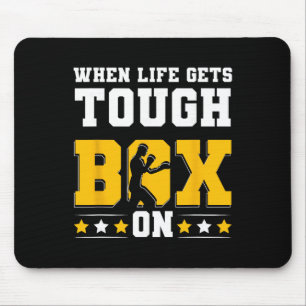 Shadow Boxing Punching Kickboxing G Gloves Boxer F Mouse Pad