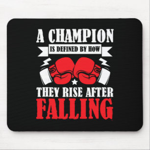 Shadow Boxing Punching Kickboxing G Gloves Boxer F Mouse Pad