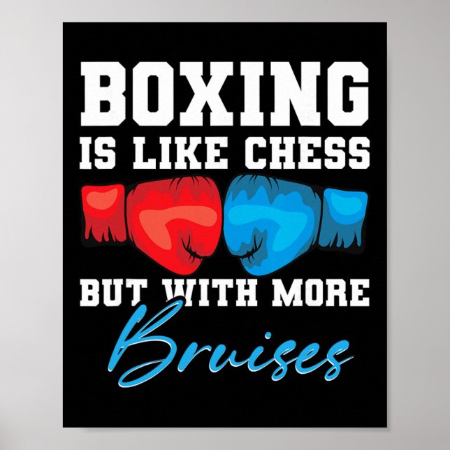 Shadow Boxing Punching Kickboxing G Gloves Boxer F Poster (Front)