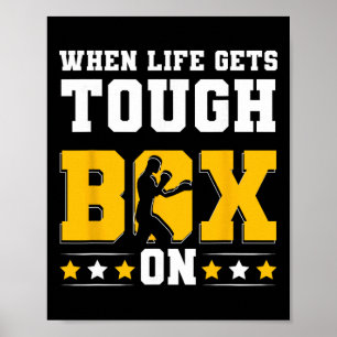 Shadow Boxing Punching Kickboxing G Gloves Boxer F Poster