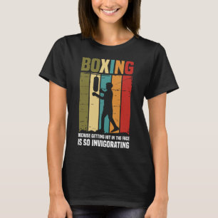 Shadow Boxing Punching Kickboxing G Gloves Boxer F T-Shirt