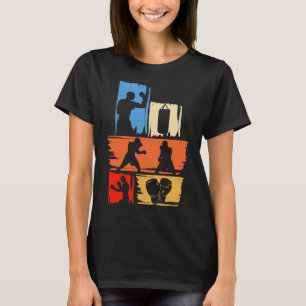 Shadow Boxing Punching Kickboxing G Gloves Boxer F T-Shirt