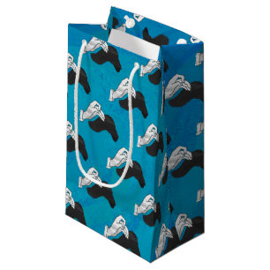Shadow Camel on Blue Small Gift Bag