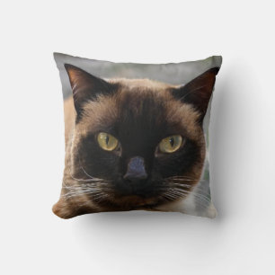 Shadow Cat Lover Dark Strong Face Pet Cushion