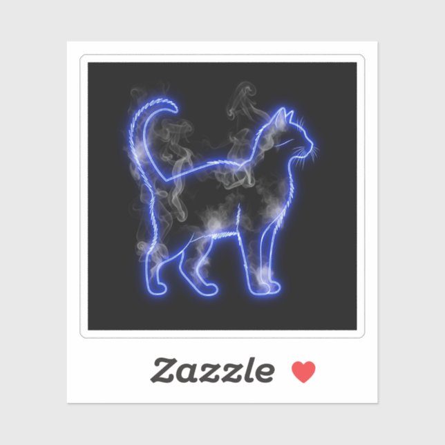 Shadow Cat – Smoky Silhouette Halloween (Sheet)