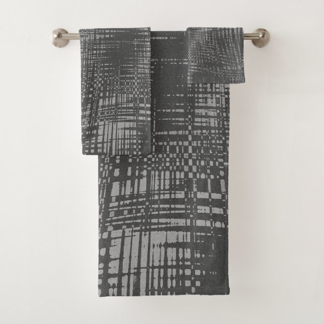 Shadow City Bath Towel Set (Insitu)